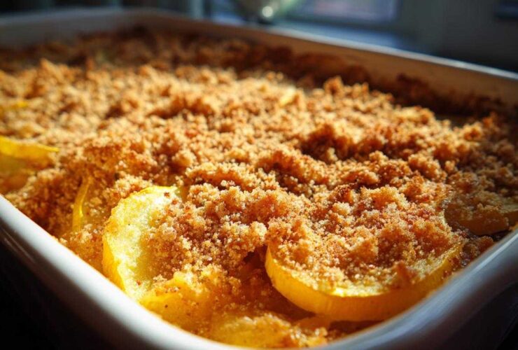 Vegan squash casserole