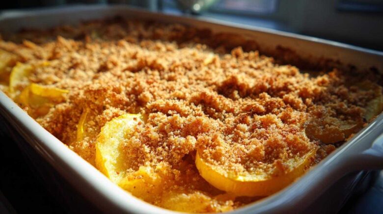 Vegan squash casserole