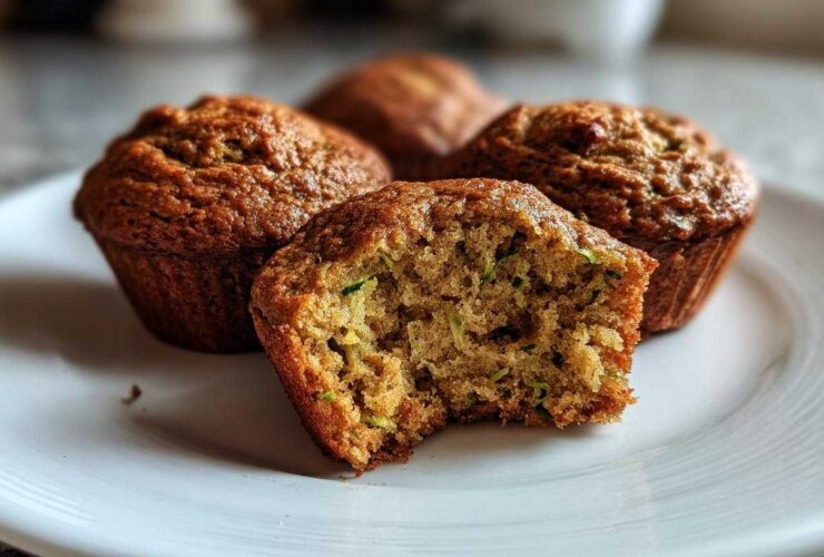 Vegan zucchini muffins