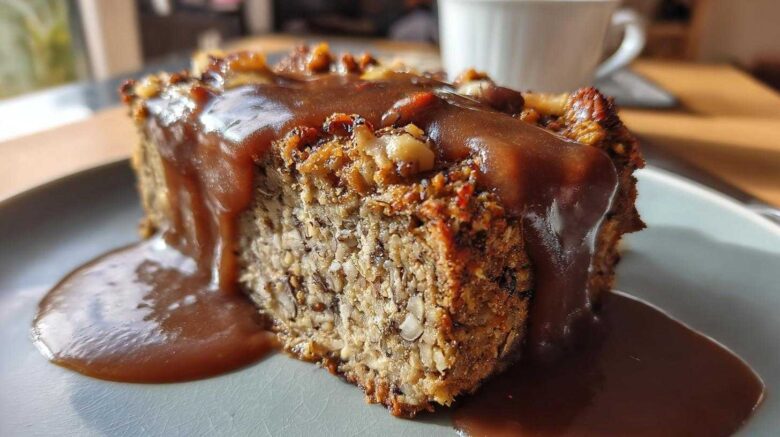 Vegetarian Nut Roast with Mushroom Gravy