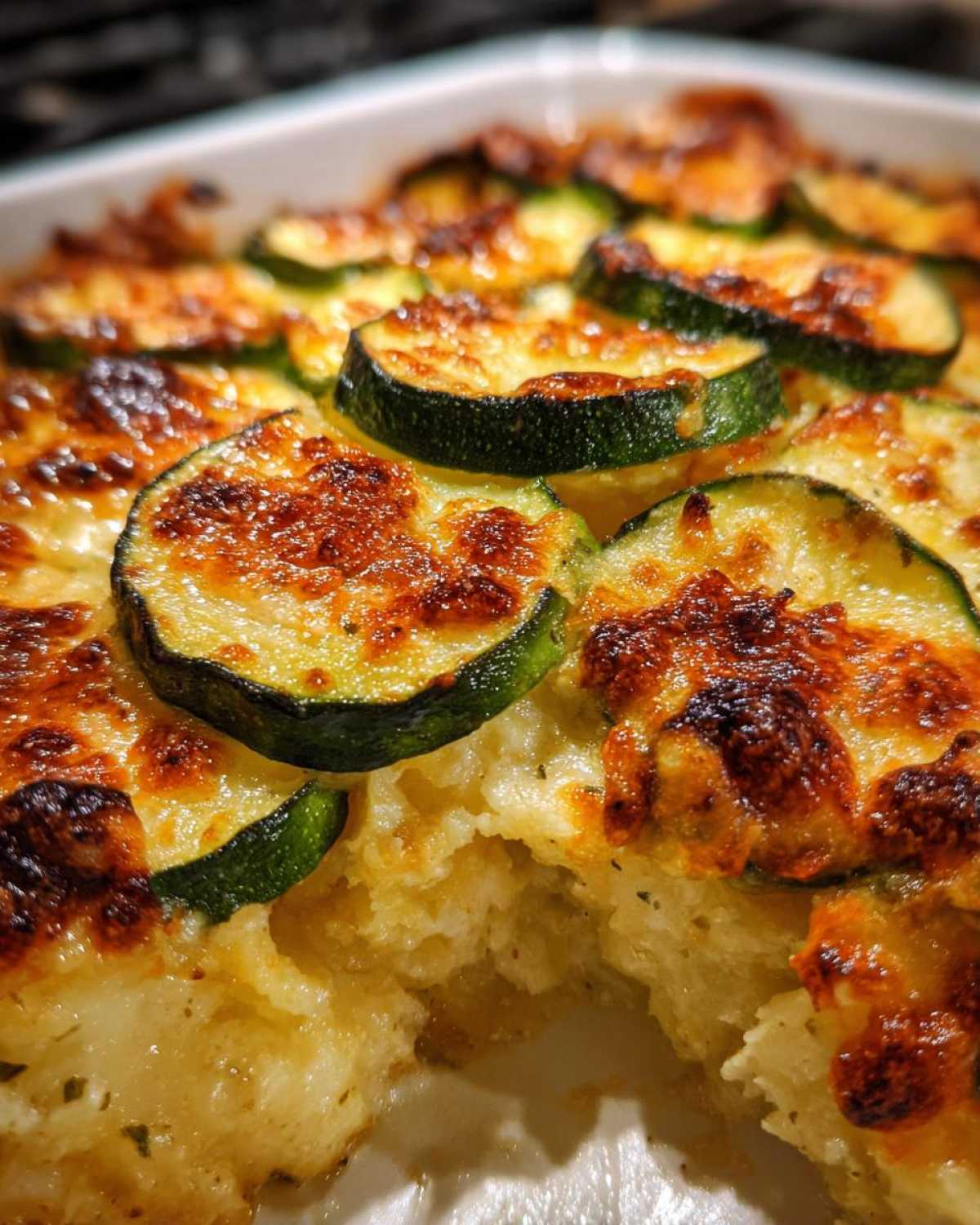 Zucchini squash casserole - detail 4