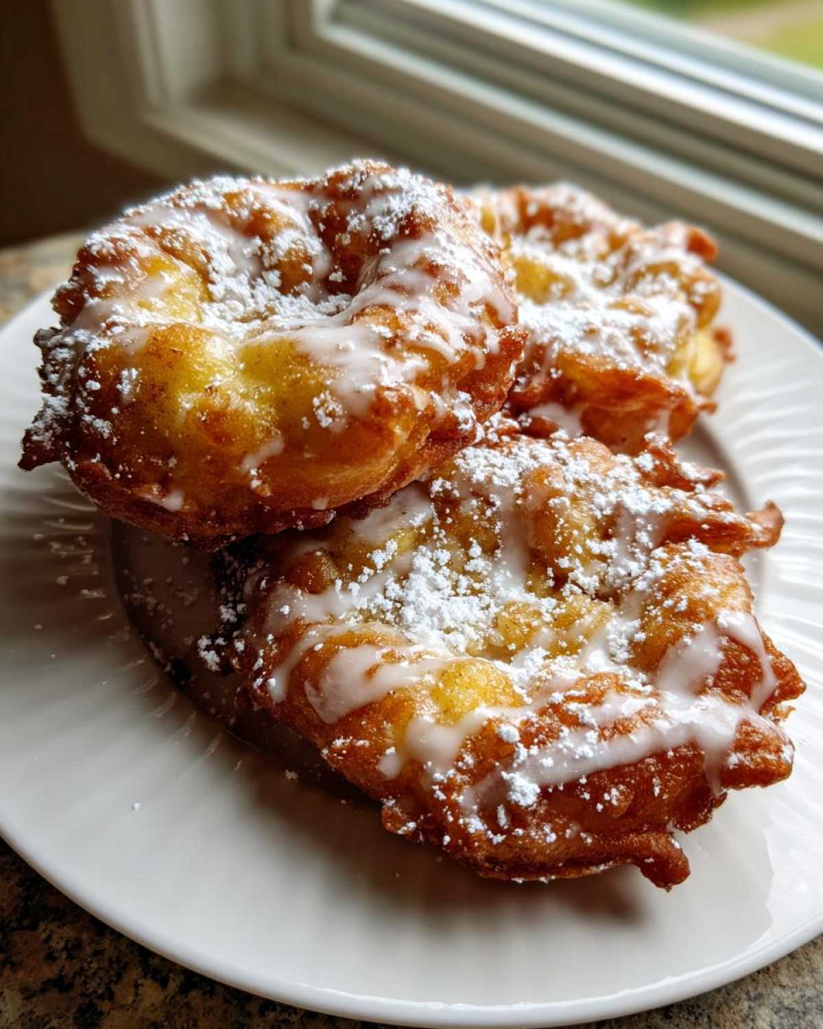 Air Fryer Apple Fritters - detail 1