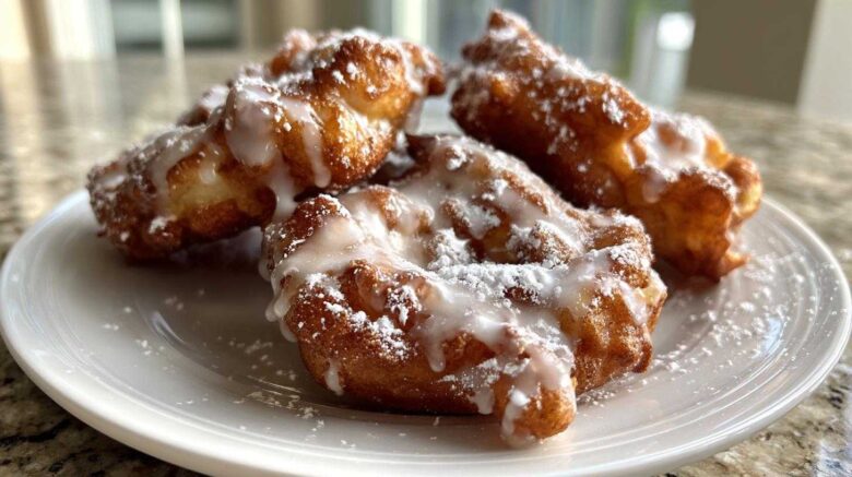 Air Fryer Apple Fritters