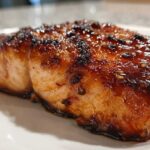 Air Fryer Maple Glazed Salmon