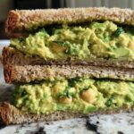 Avocado and Chickpea Salad Sandwich