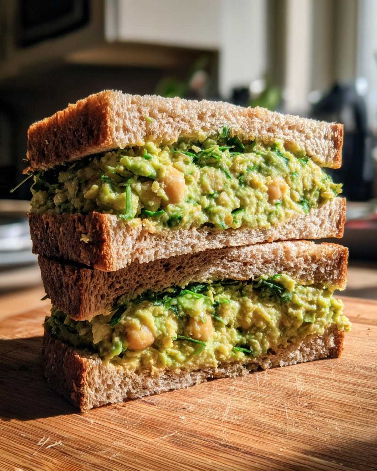 Avocado and Chickpea Salad Sandwich - detail 3