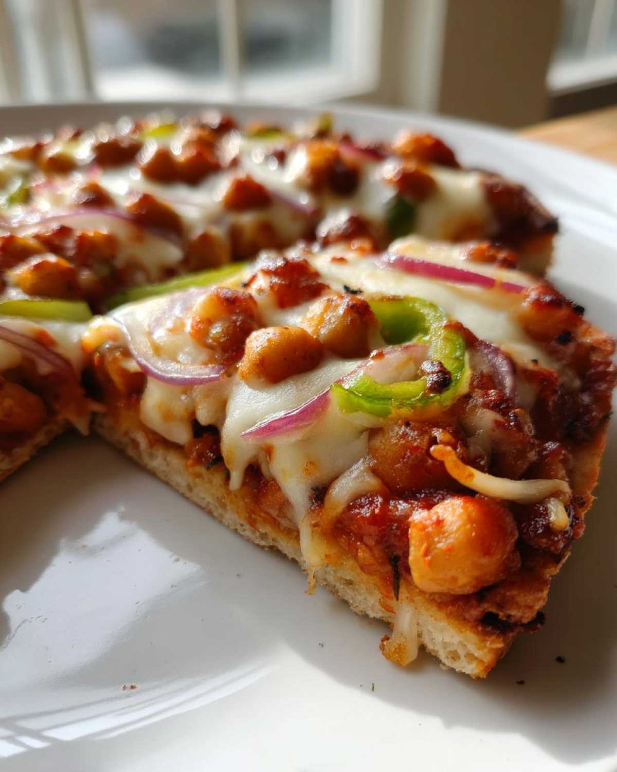 BBQ Chickpea Flatbread Pizzas - detail 4