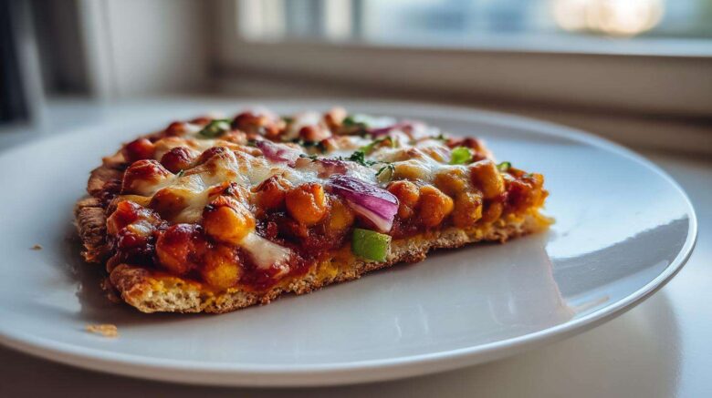 BBQ Chickpea Flatbread Pizzas