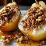 Baked Pears with Honey and Walnuts