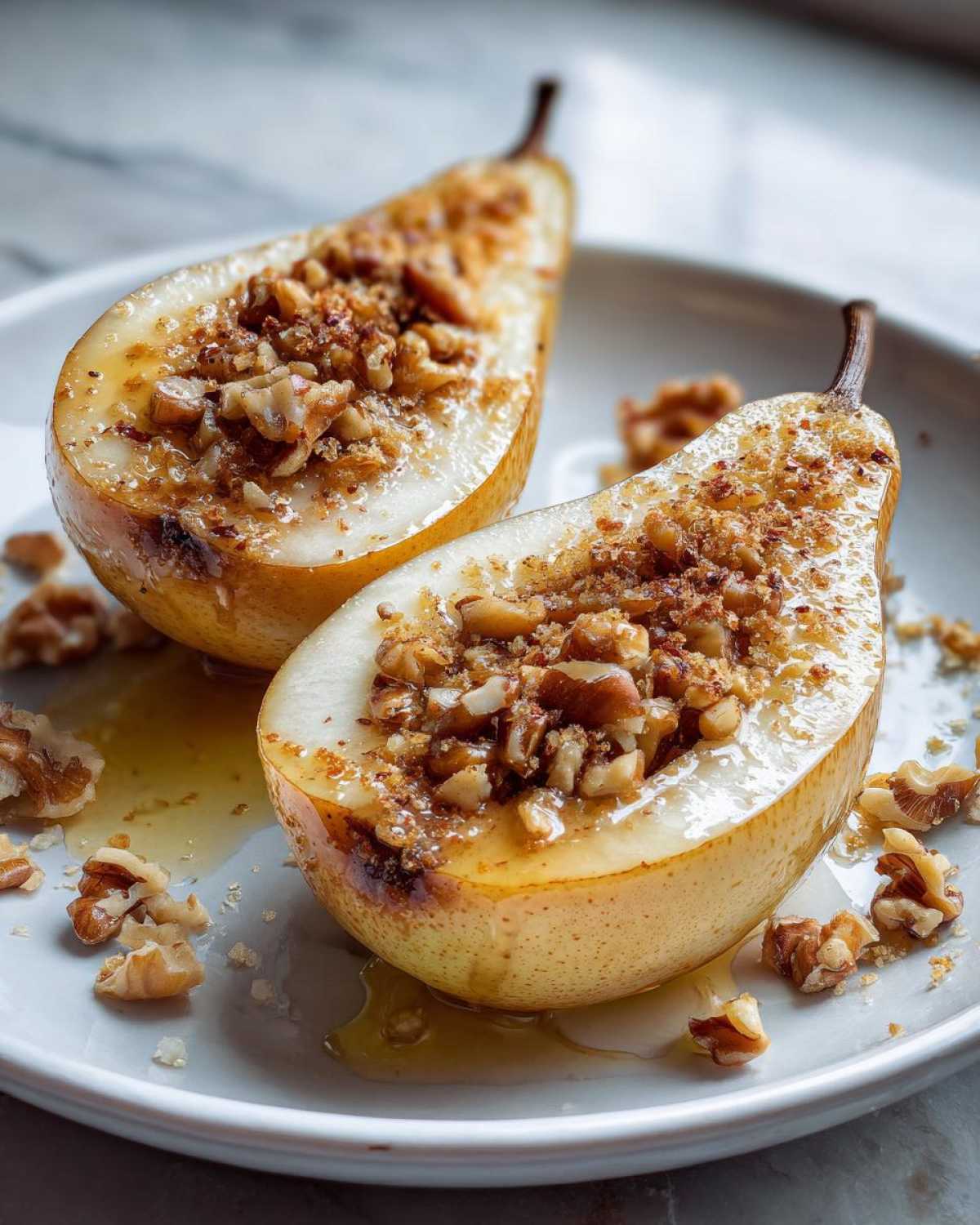 Baked Pears with Honey and Walnuts - detail 4
