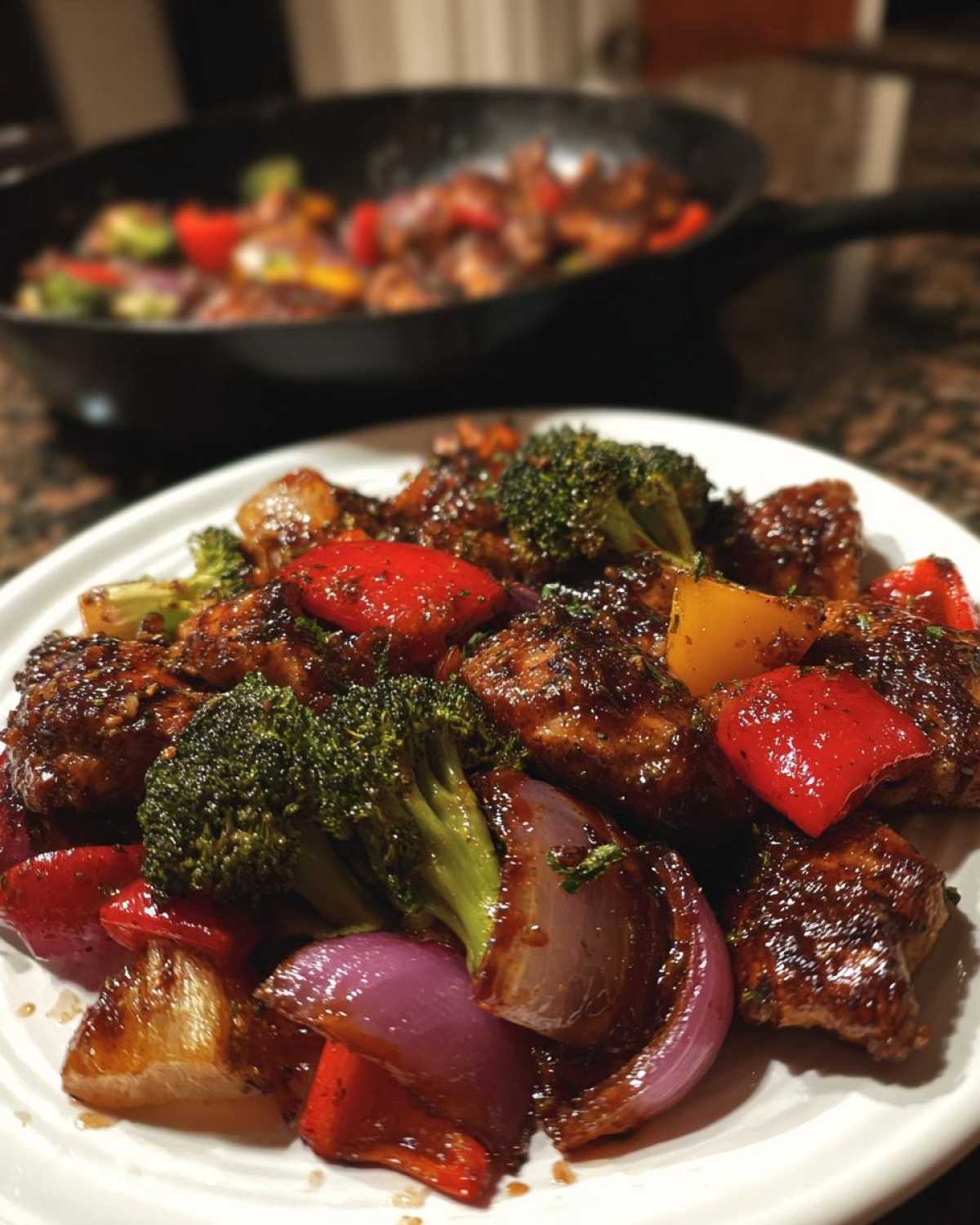 Balsamic Glazed Chicken and Veggies - detail 3
