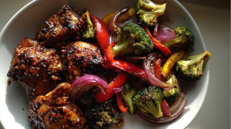 Balsamic Glazed Chicken and Veggies