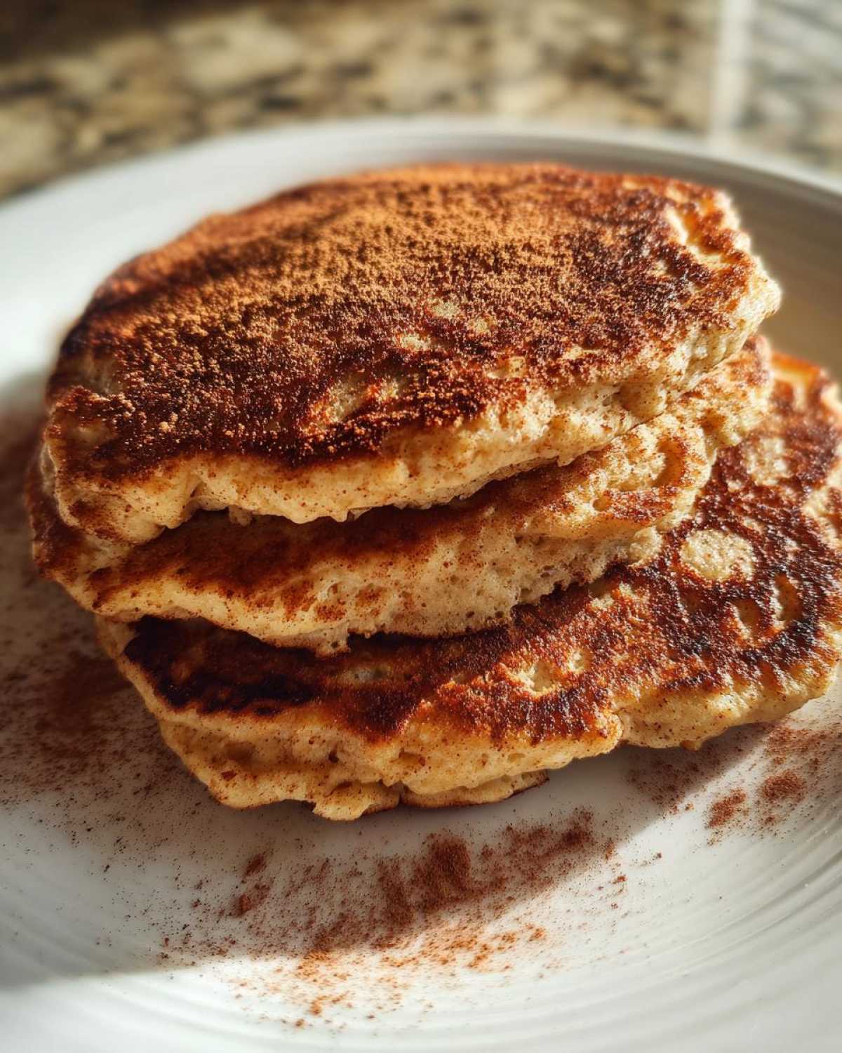 Banana Apple Cinnamon Protein Pancakes - detail 4