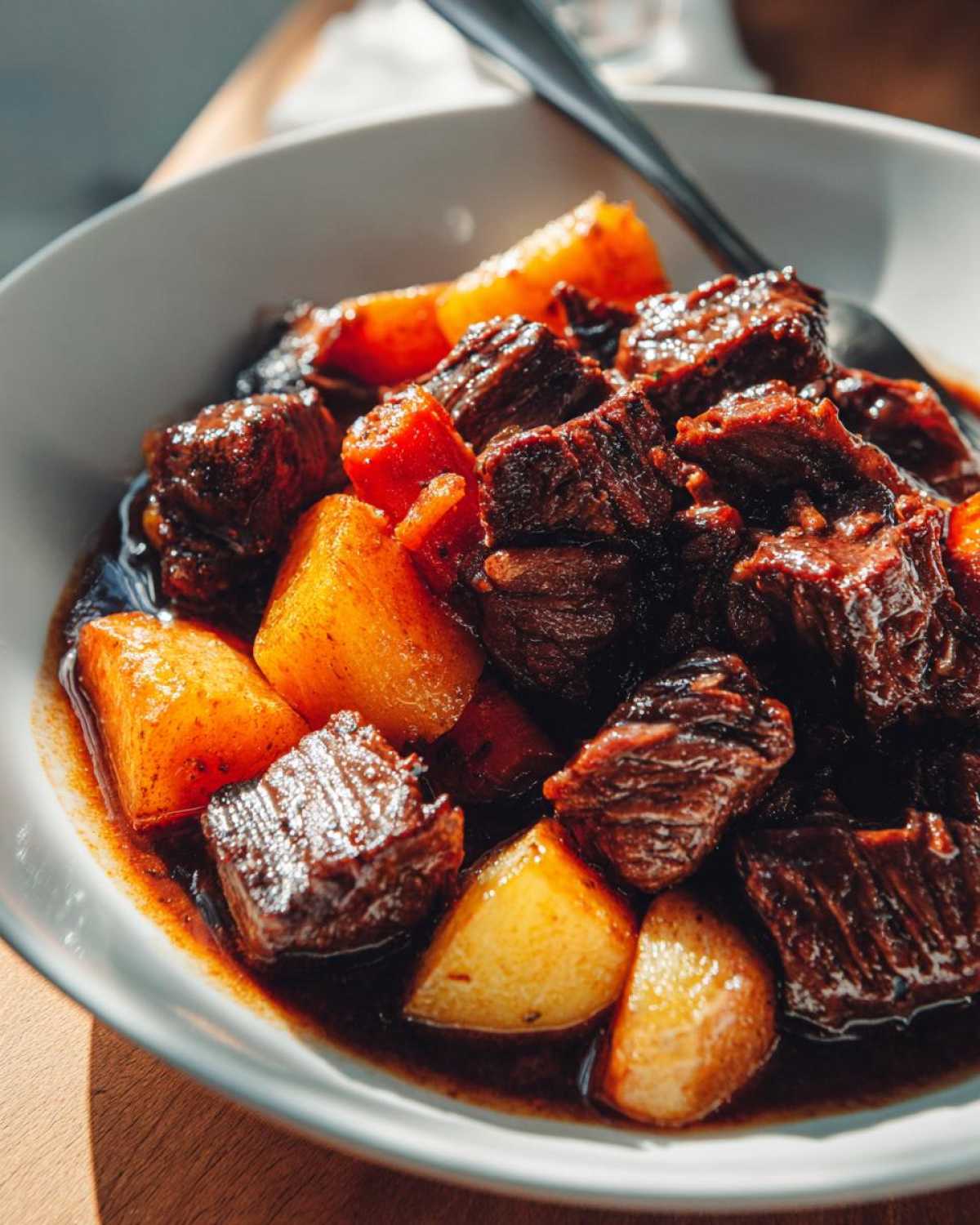 Beef Bourguignon with Root Vegetables - detail 2