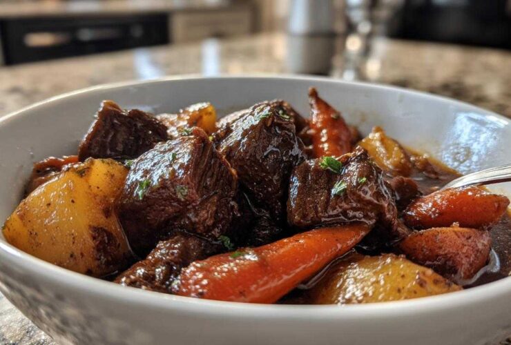Beef Bourguignon with Root Vegetables
