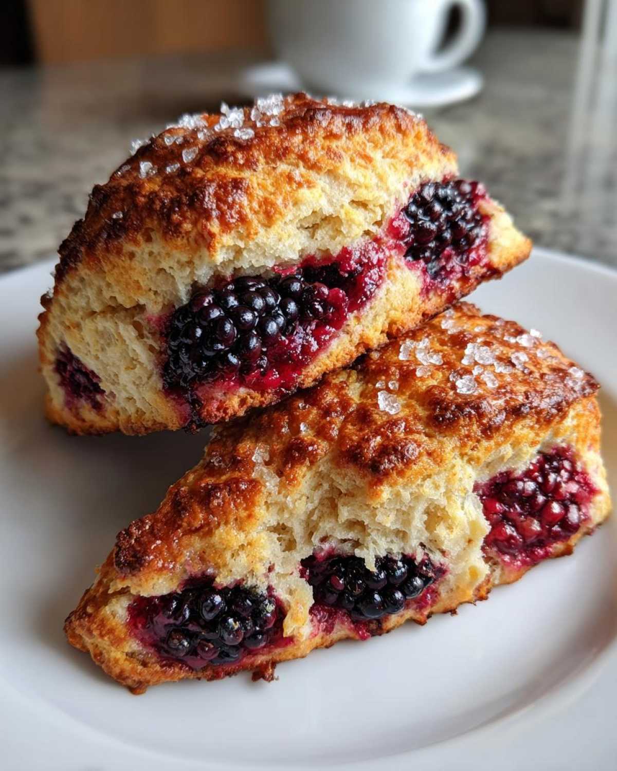 Blackberry Lemon Scones (Gluten-Free) - detail 1