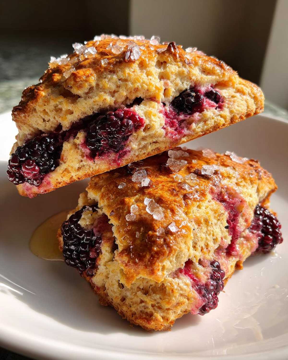 Blackberry Lemon Scones (Gluten-Free) - detail 2