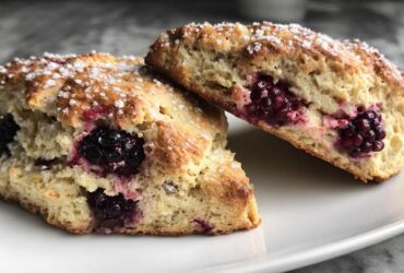 Blackberry Lemon Scones (Gluten-Free)