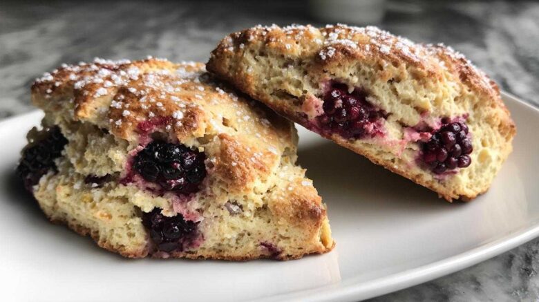 Blackberry Lemon Scones (Gluten-Free)