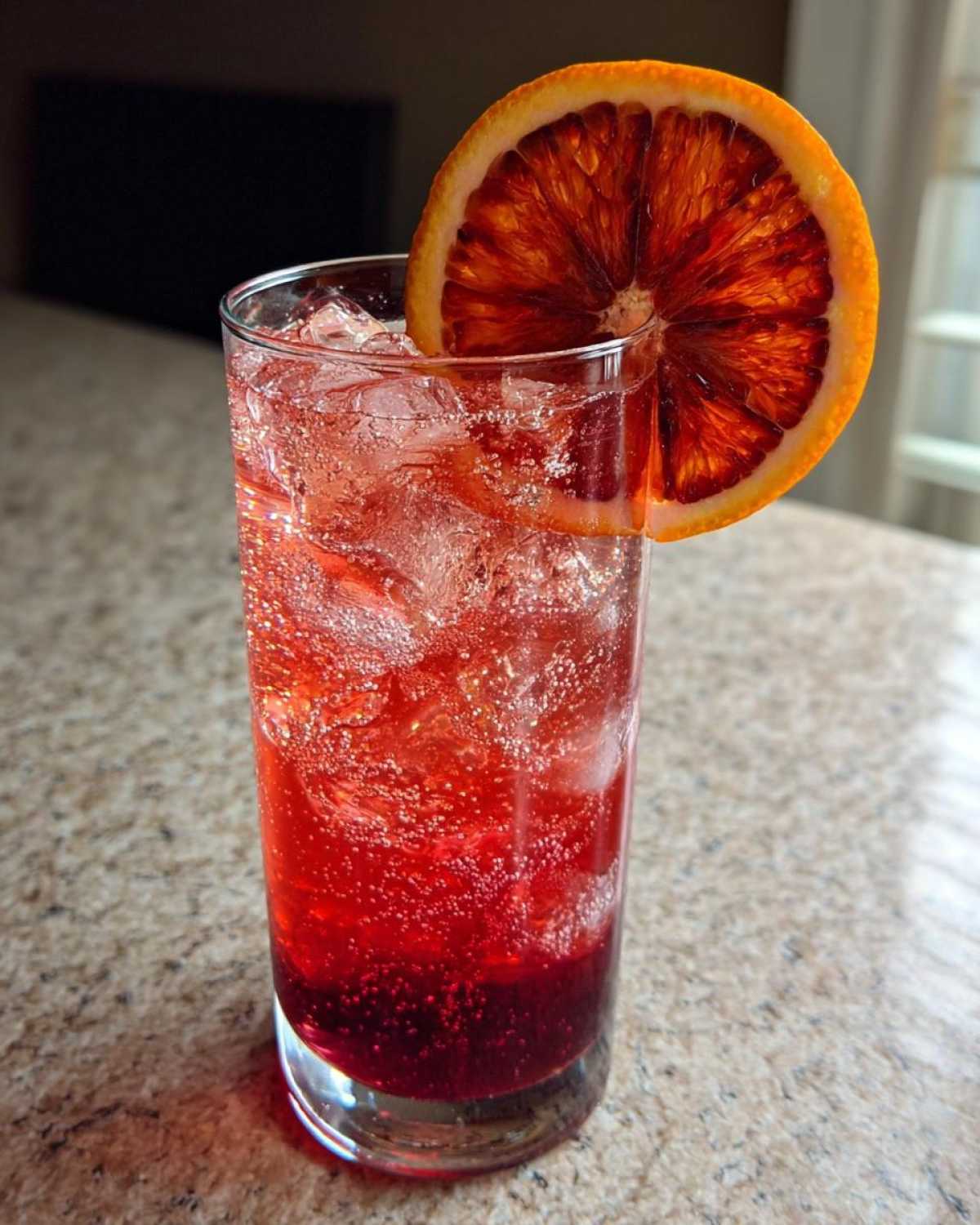 Blood Orange Basil Soda - detail 1