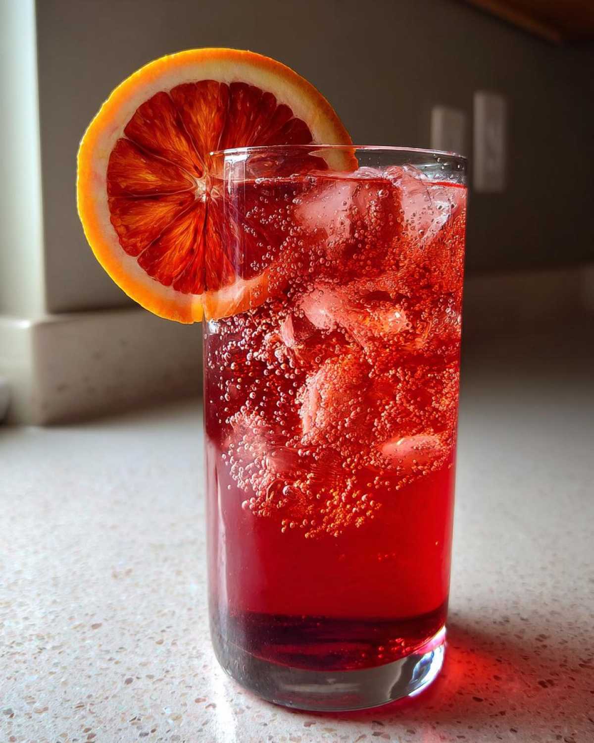 Blood Orange Basil Soda - detail 2