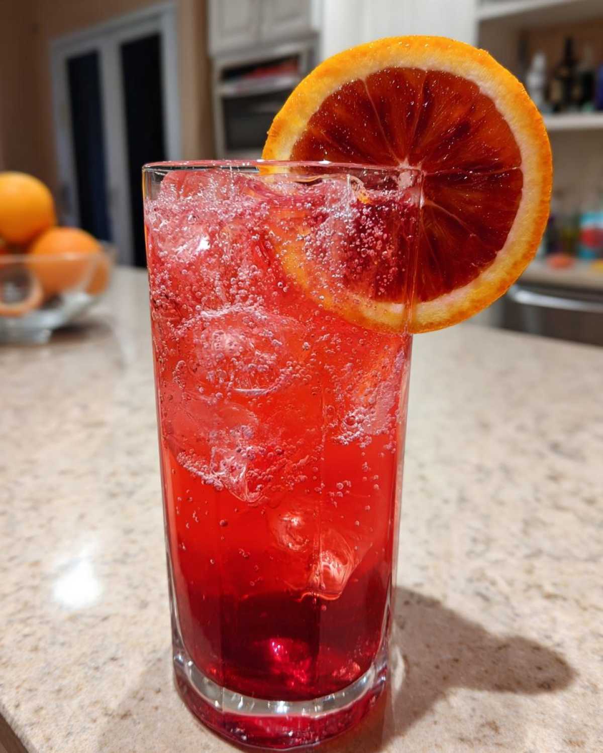 Blood Orange Basil Soda - detail 3