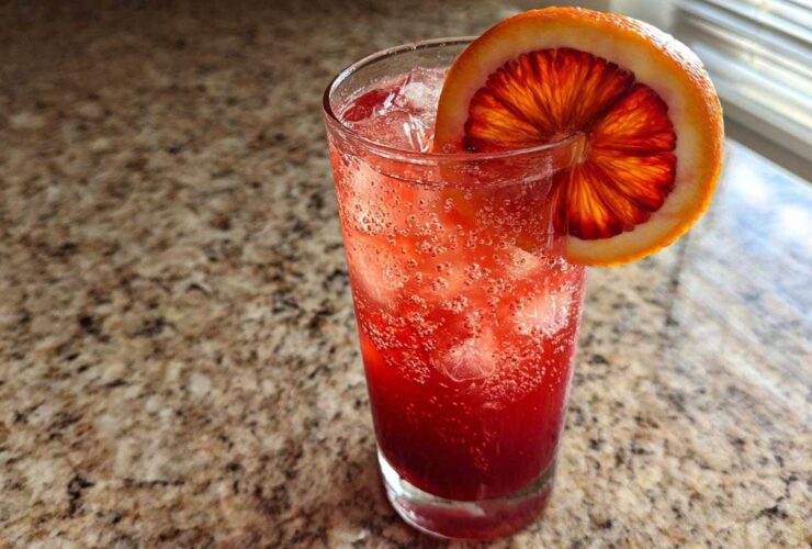 Blood Orange Basil Soda