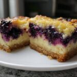 Blueberry Lemon Cheesecake Bars