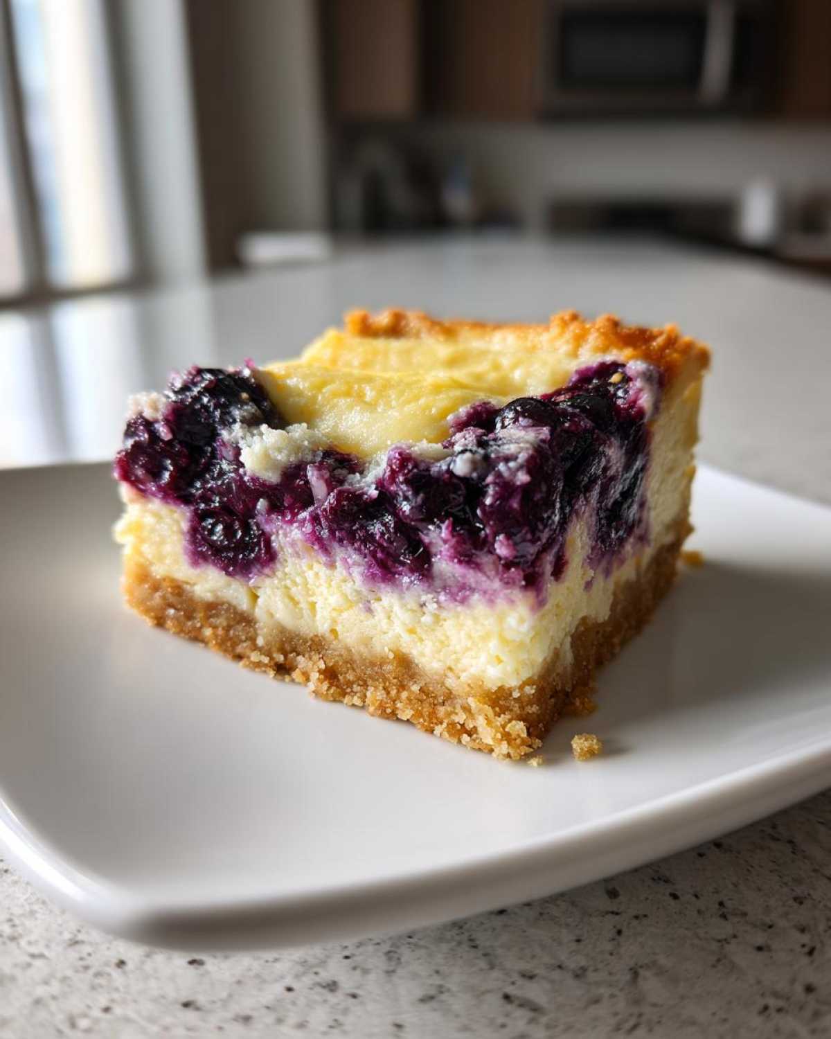 Blueberry Lemon Cheesecake Bars - detail 2