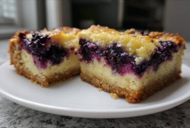 Blueberry Lemon Cheesecake Bars