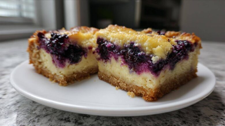 Blueberry Lemon Cheesecake Bars