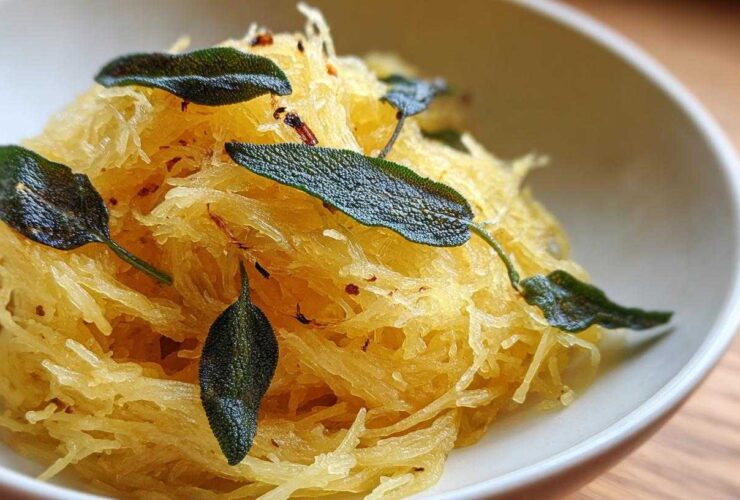 Brown Butter Sage Spaghetti Squash