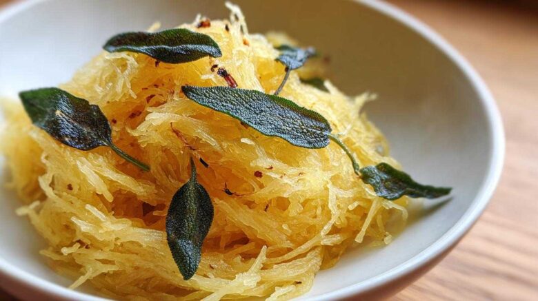 Brown Butter Sage Spaghetti Squash