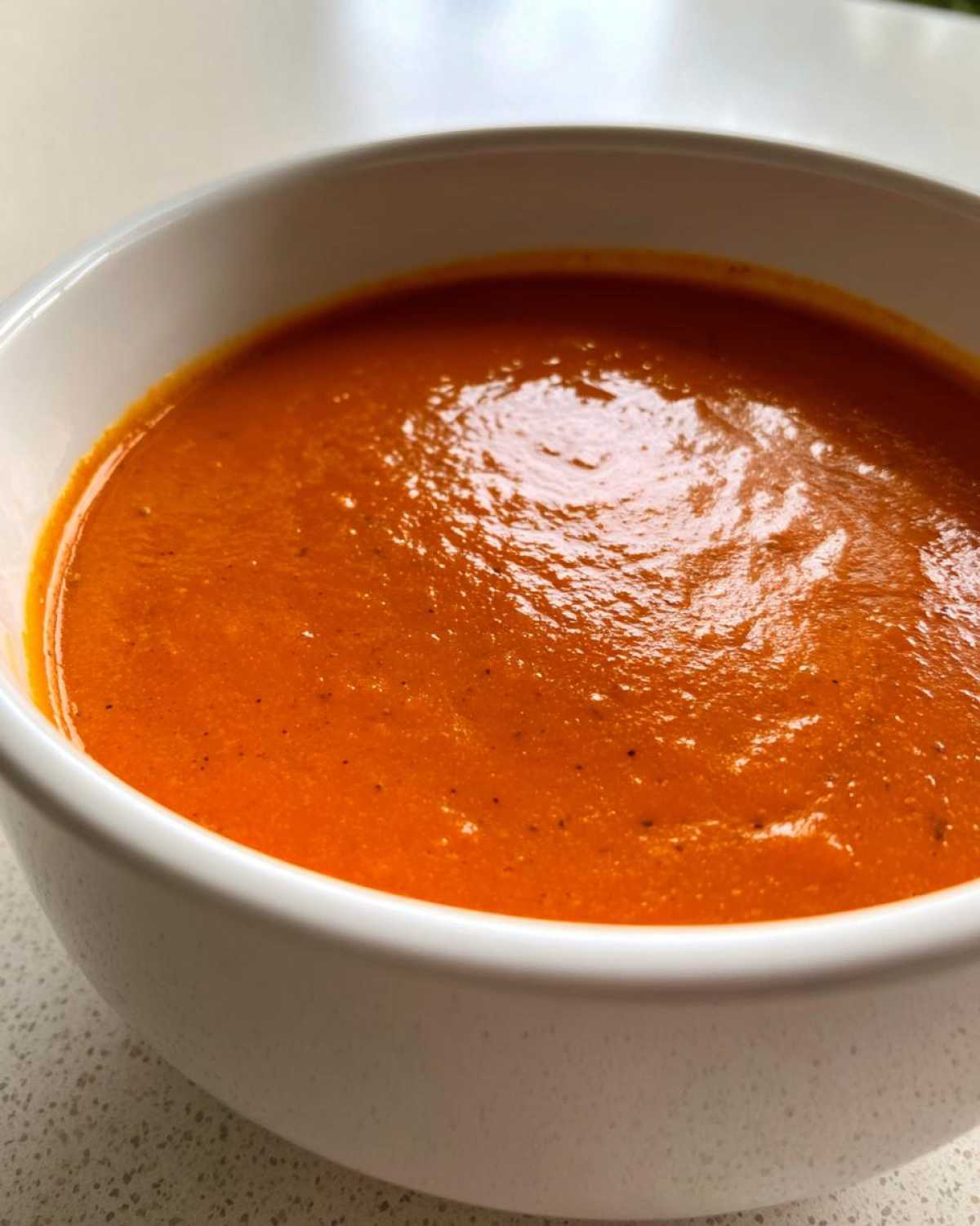Buffalo Cauliflower Soup (Vegan) - detail 3