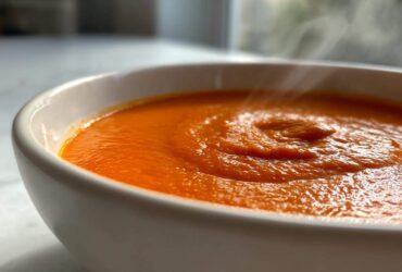 Buffalo Cauliflower Soup (Vegan)