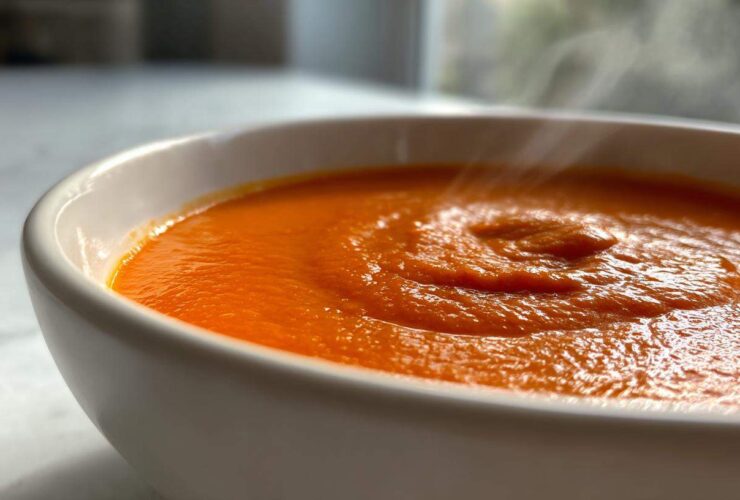 Buffalo Cauliflower Soup (Vegan)