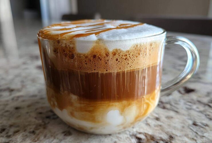 Caramel Vanilla Oat Milk Latte