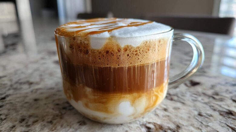 Caramel Vanilla Oat Milk Latte