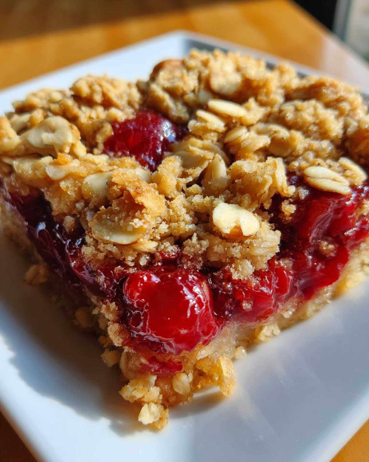 Cherry Almond Oatmeal Crisp - detail 1