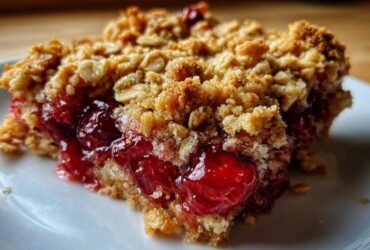 Cherry Almond Oatmeal Crisp