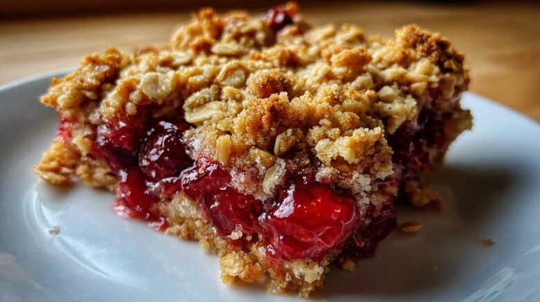 Cherry Almond Oatmeal Crisp