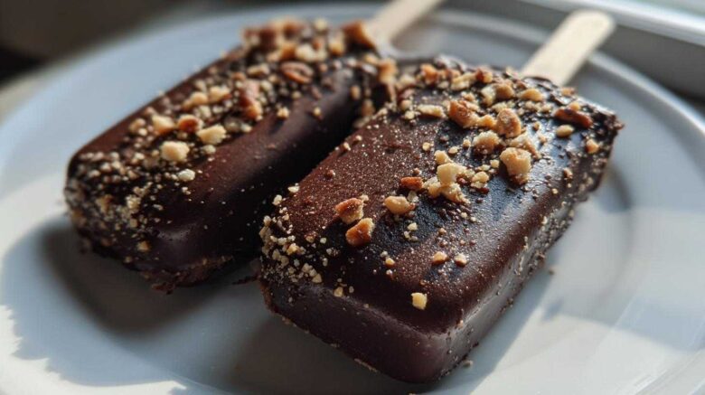 Chocolate Covered Banana Pops