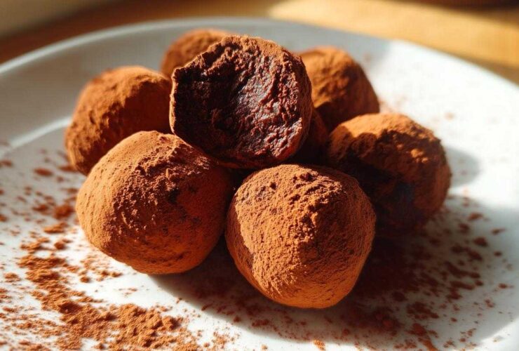 Chocolate Espresso Protein Truffles