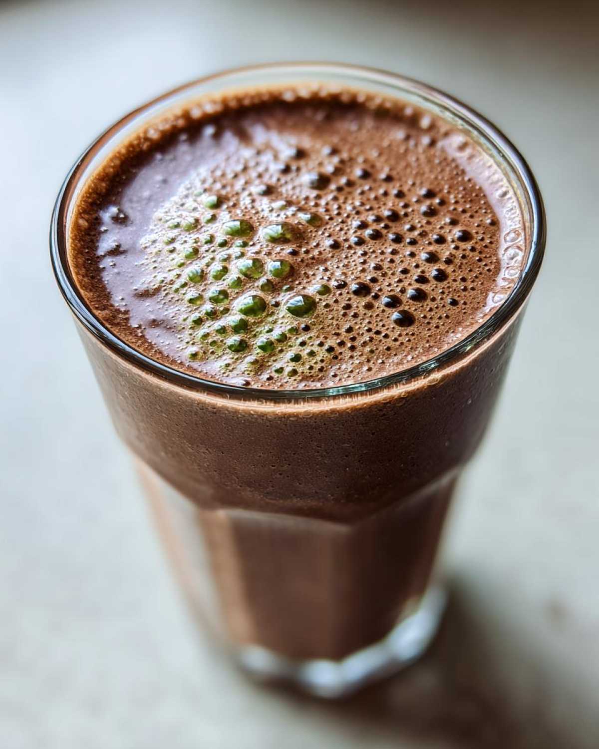 Chocolate Protein Kale Shake - detail 2