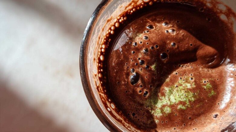 Chocolate Protein Kale Shake
