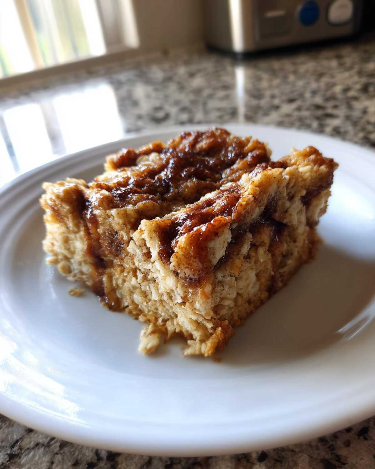 Cinnamon Roll Baked Oatmeal - detail 3