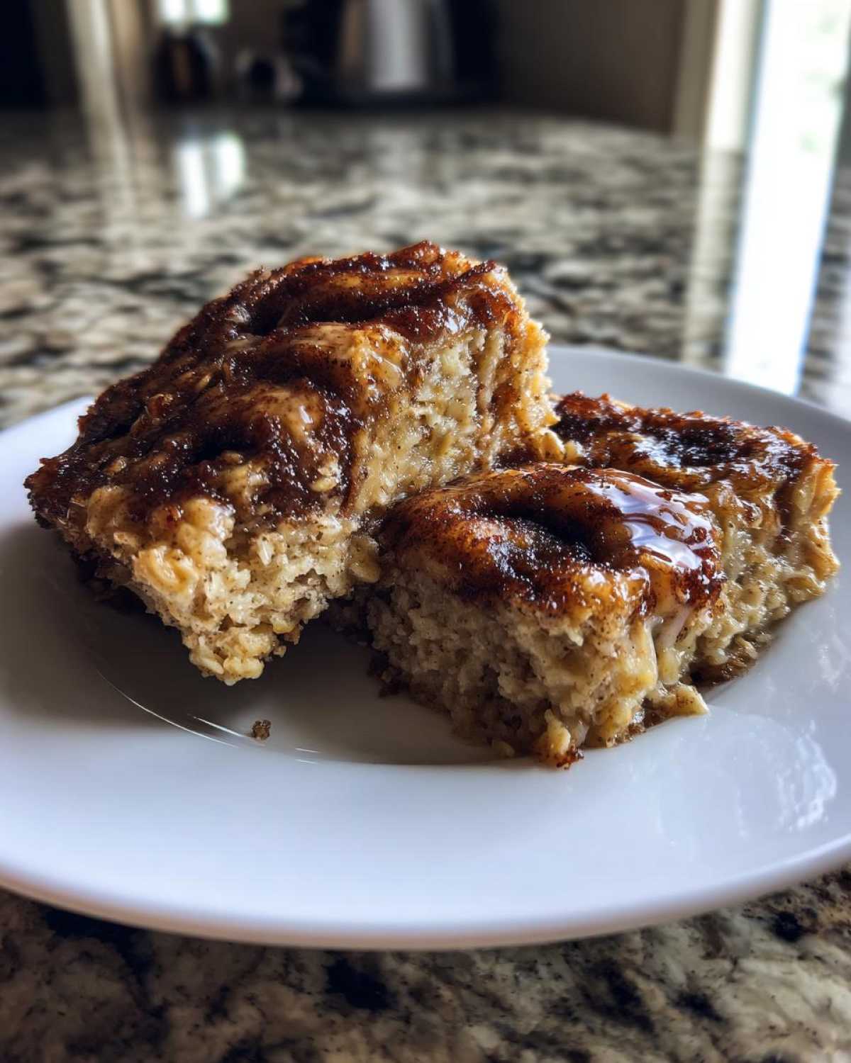 Cinnamon Roll Baked Oatmeal - detail 4