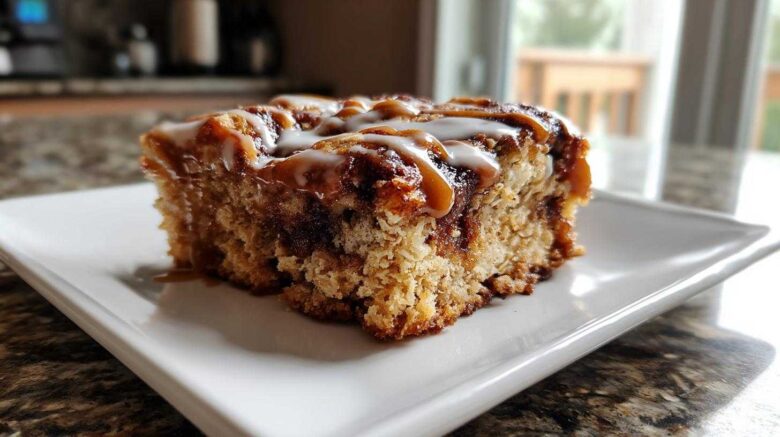 Cinnamon Roll Baked Oatmeal