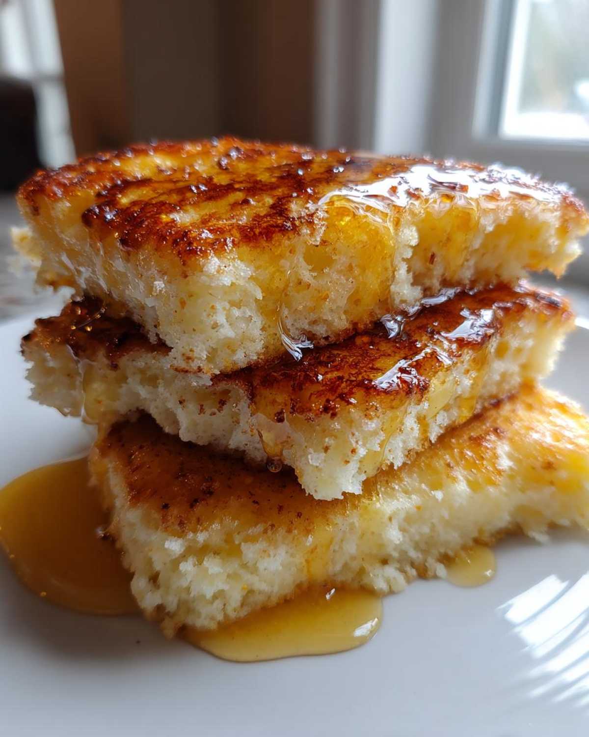 Citrus Ricotta Pancakes with Honey - detail 3