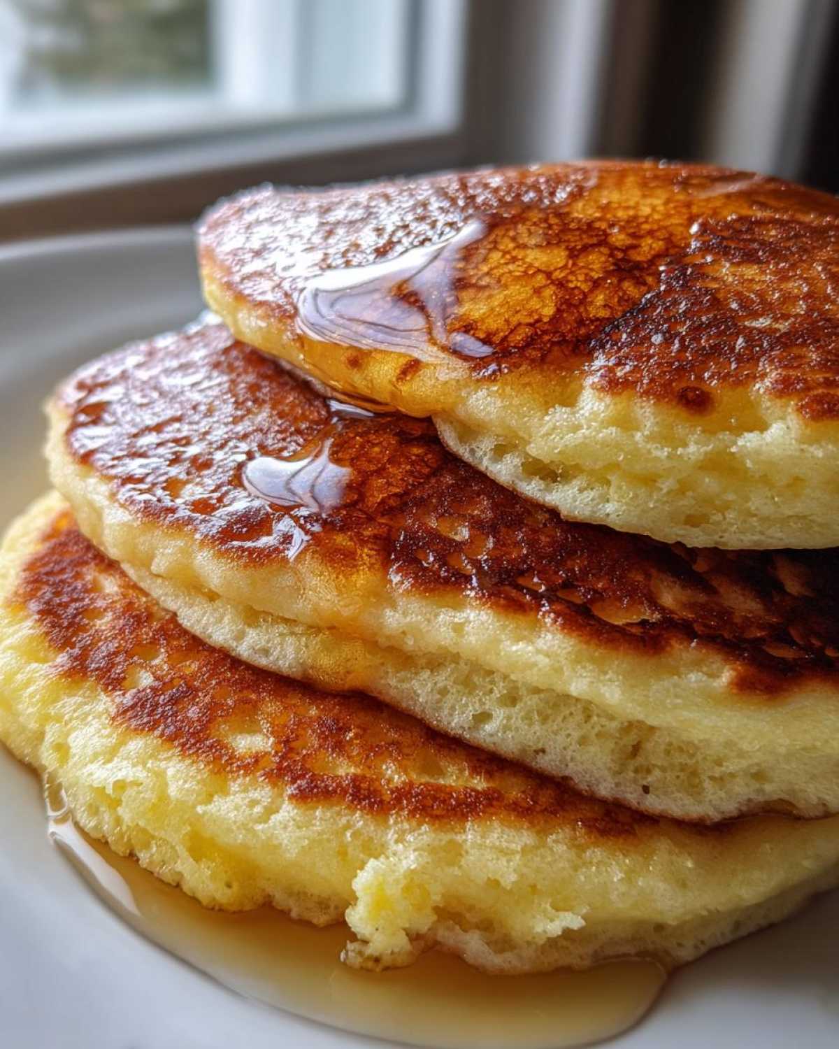 Citrus Ricotta Pancakes with Honey - detail 4